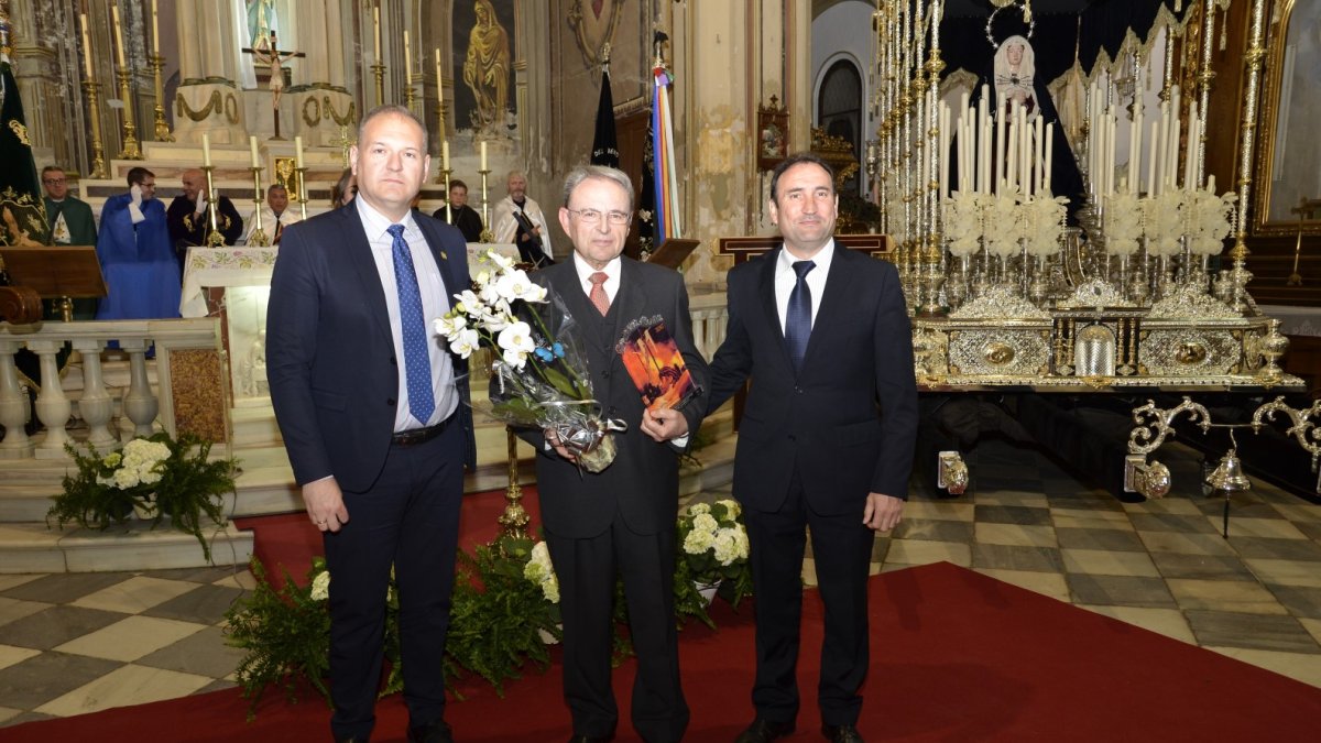 La propuesta del PSOE, Gaspar Flores, fue pregonero de la Semana Santa.