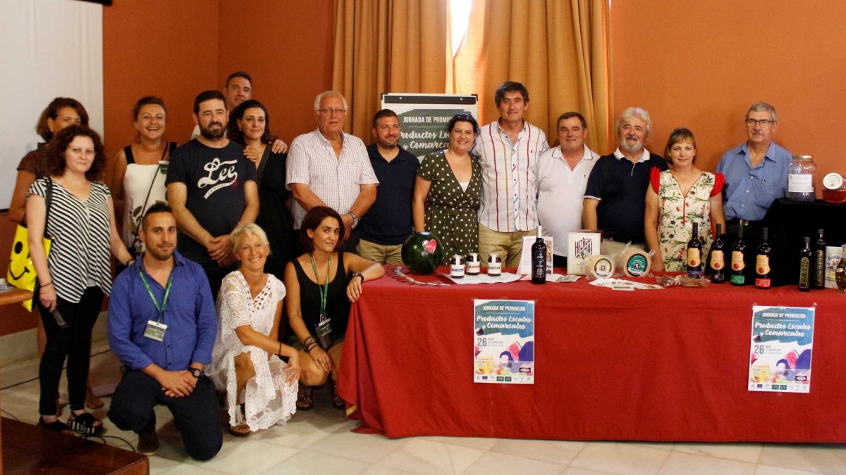 Participantes en las Jornadas de Promoción de Productos Locales.