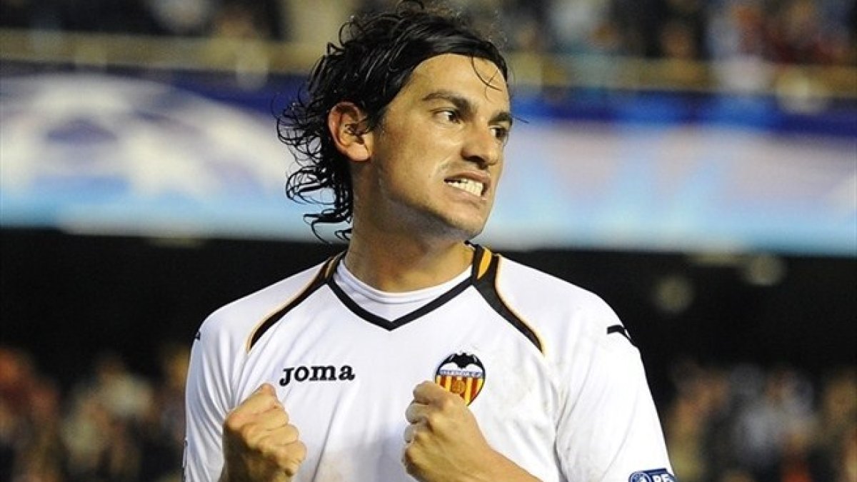 Tino Costa en su etapa en el Valencia.