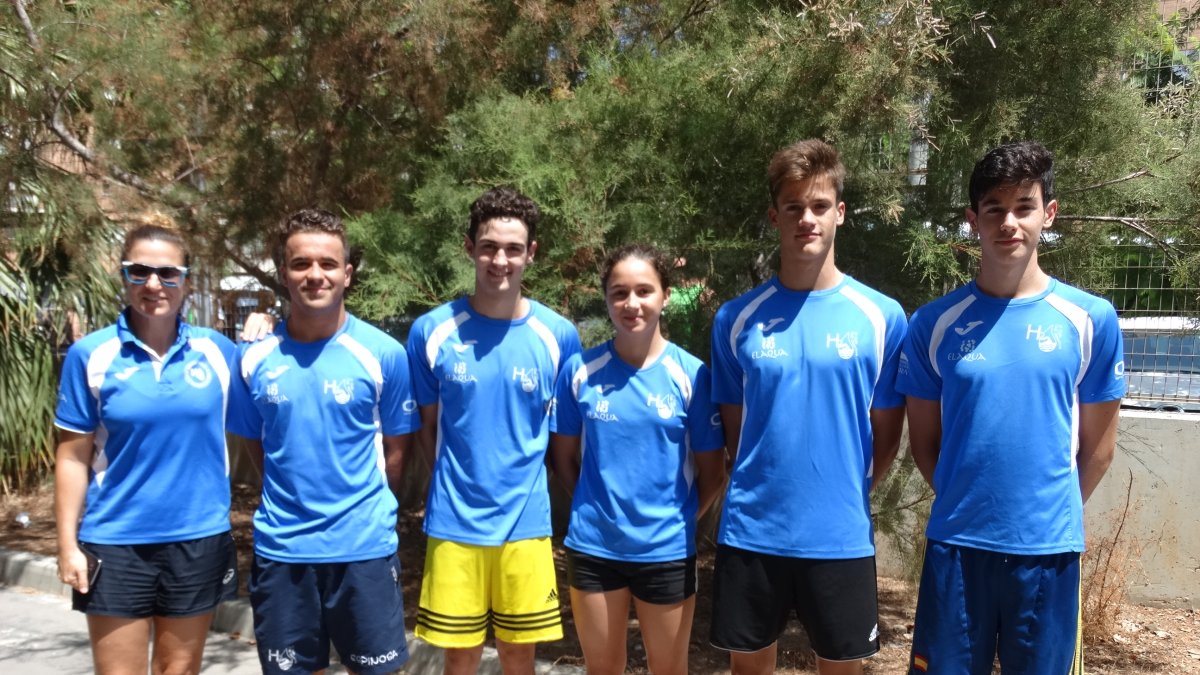 Equipo que se ha desplazado al Campeonato de España.