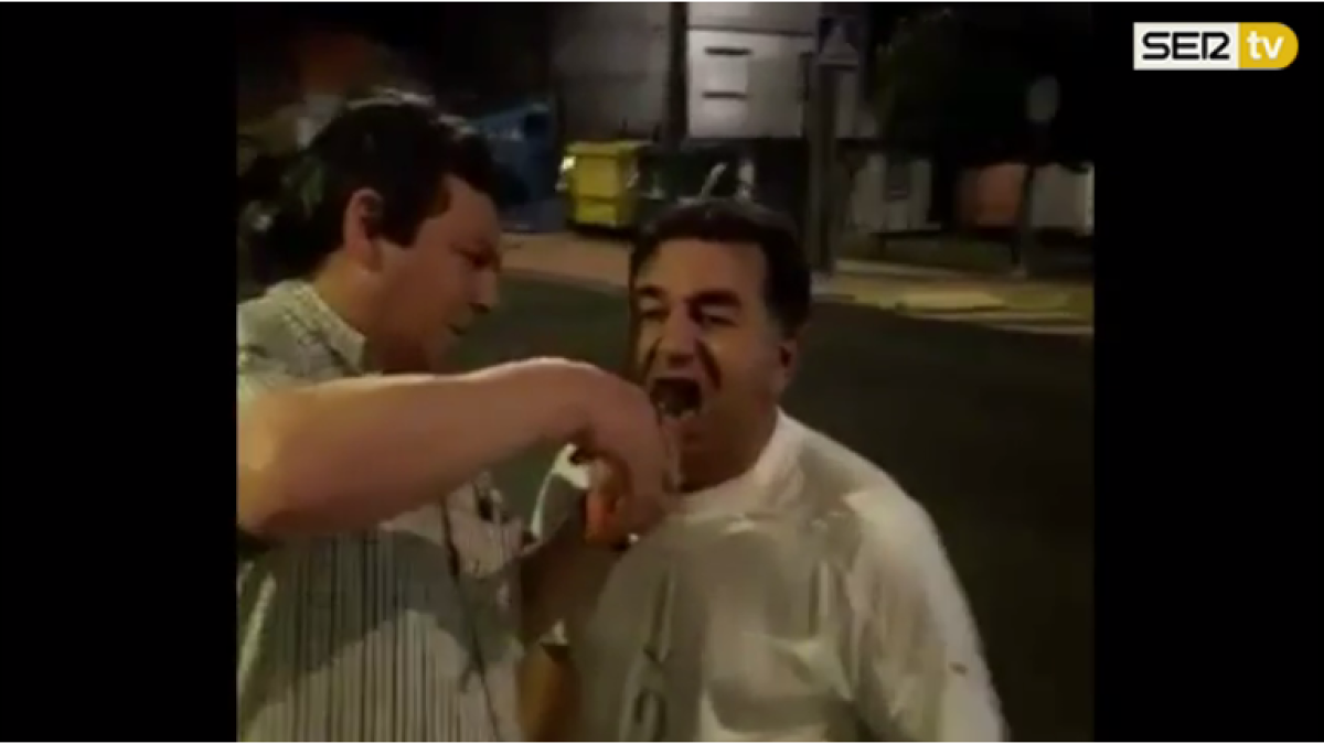 Captura del vídeo que se ha hecho viral.