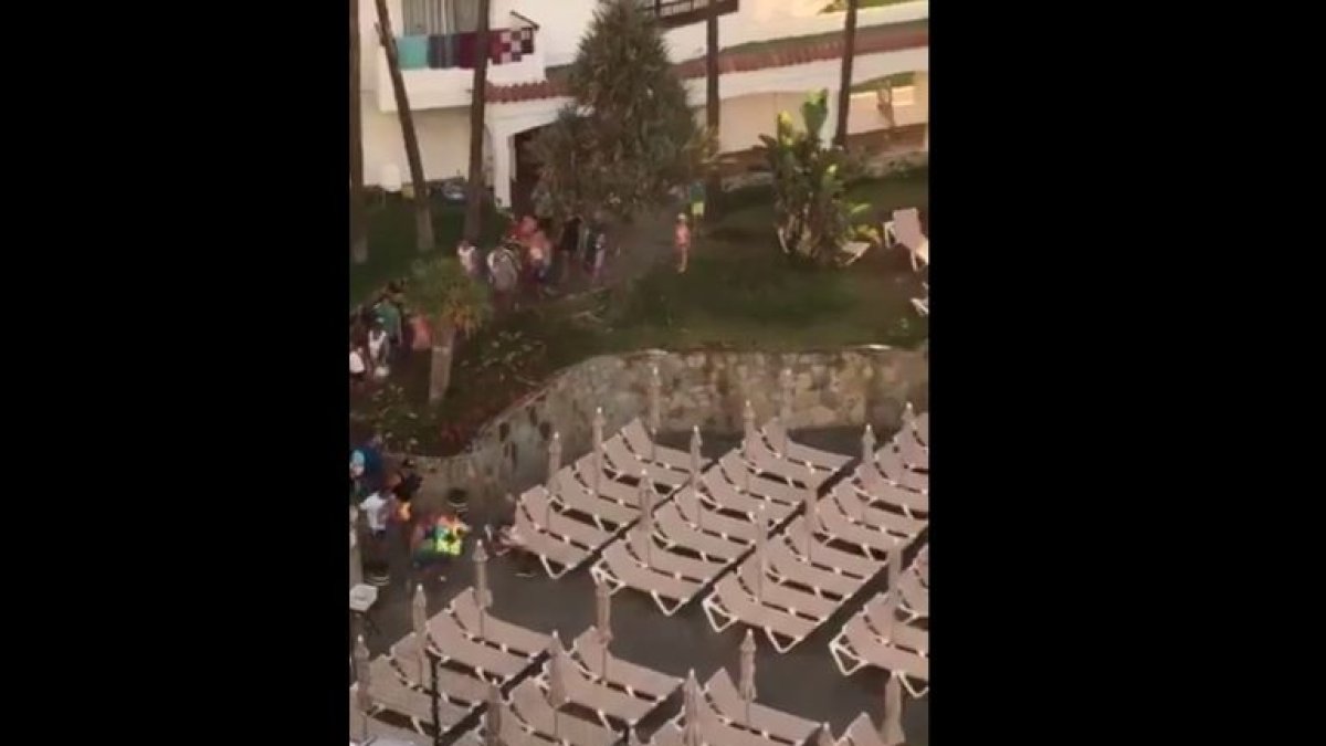 Captura de pantalla del vídeo viral.