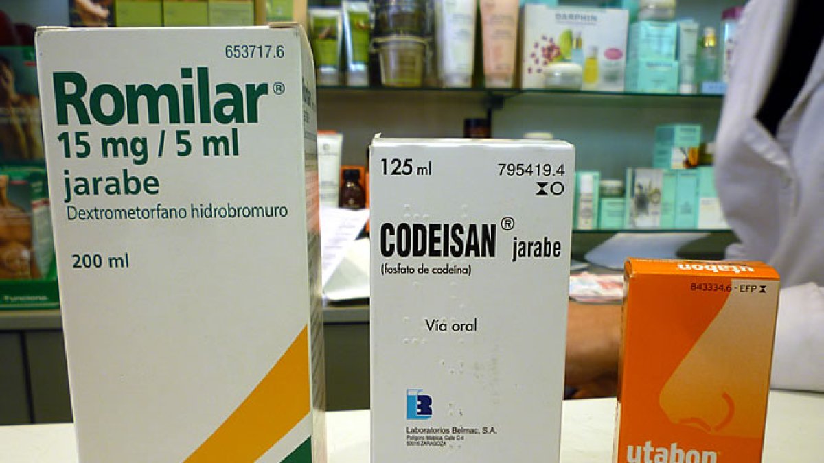 Algunos medicamentos para paliar la tos. / Daniel de la Fuente