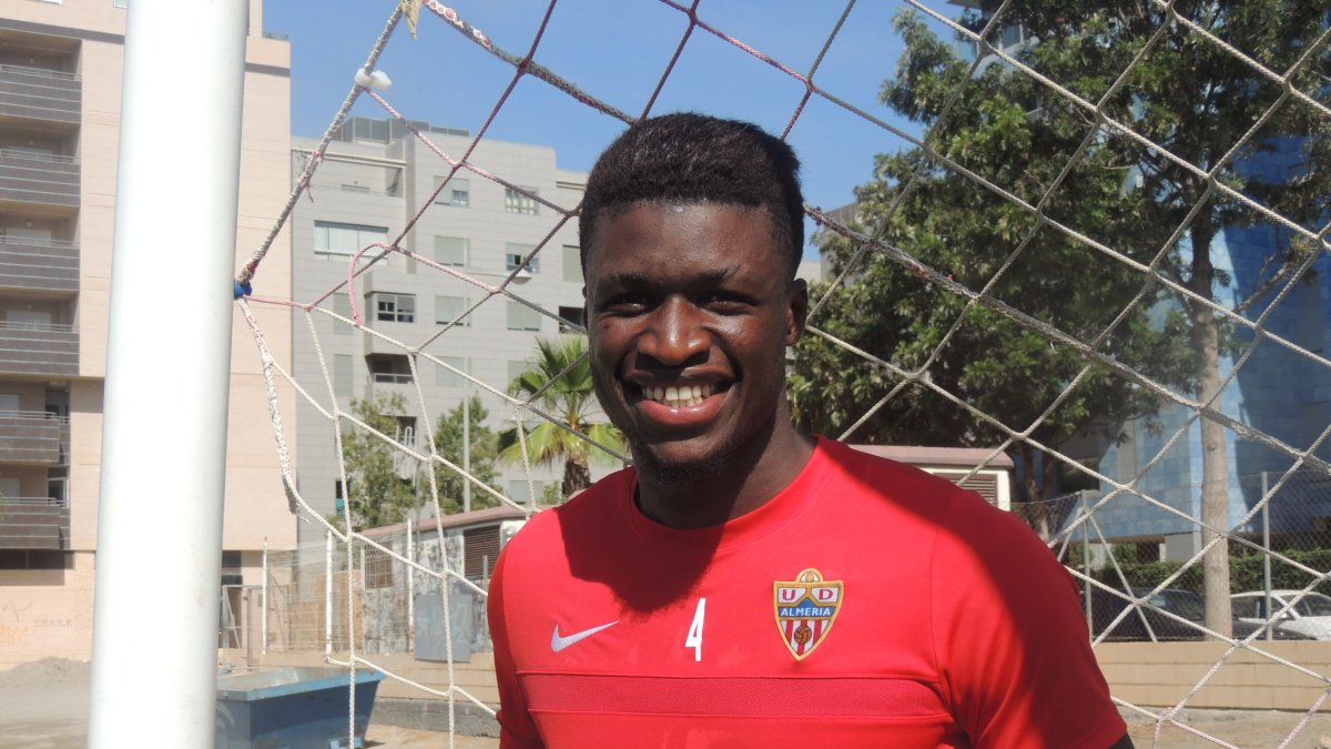 Sekou, el nuevo 9 del Almería B.
