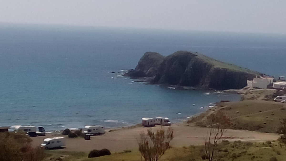 Imagen de una zona del Parque Natural Cabo de Gata-Níjar.