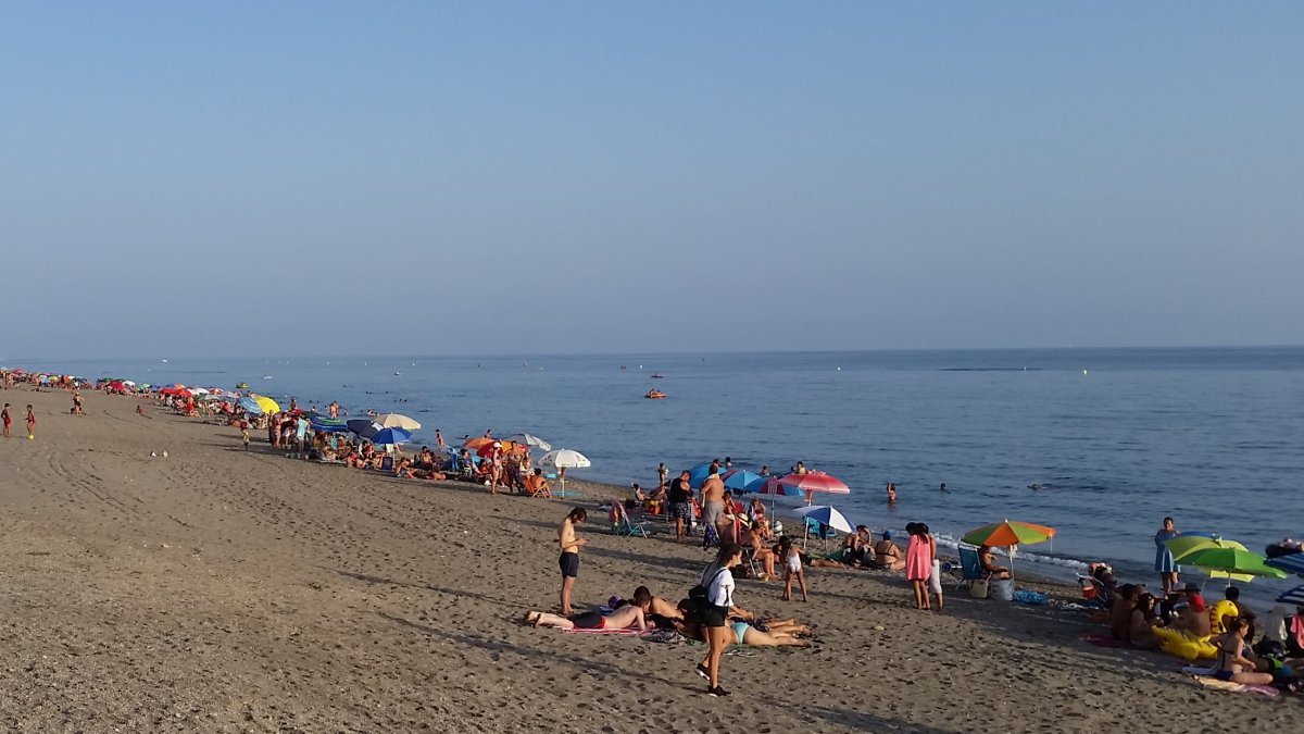 Ambiente en una de las playas ubicadas a lo largo del litoral ejidense.