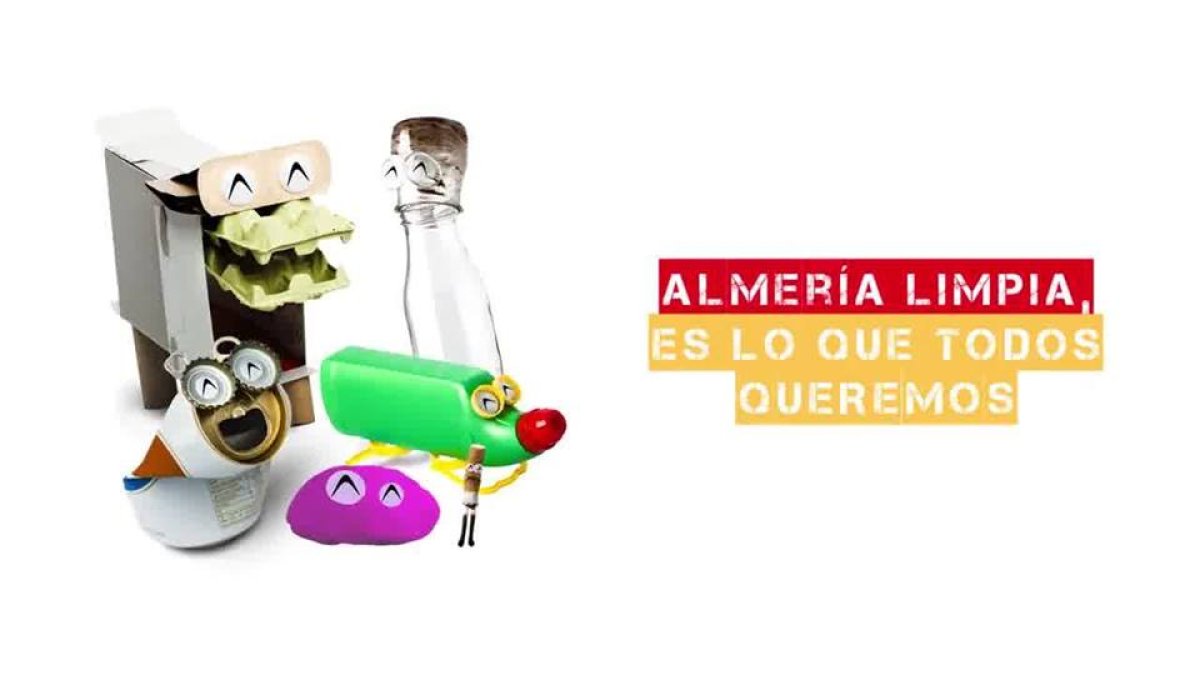 Imagen de la campaña de difusión creada por el Ayuntamiento de Almería para dar a conocer la nueva ordenanza de limpieza.