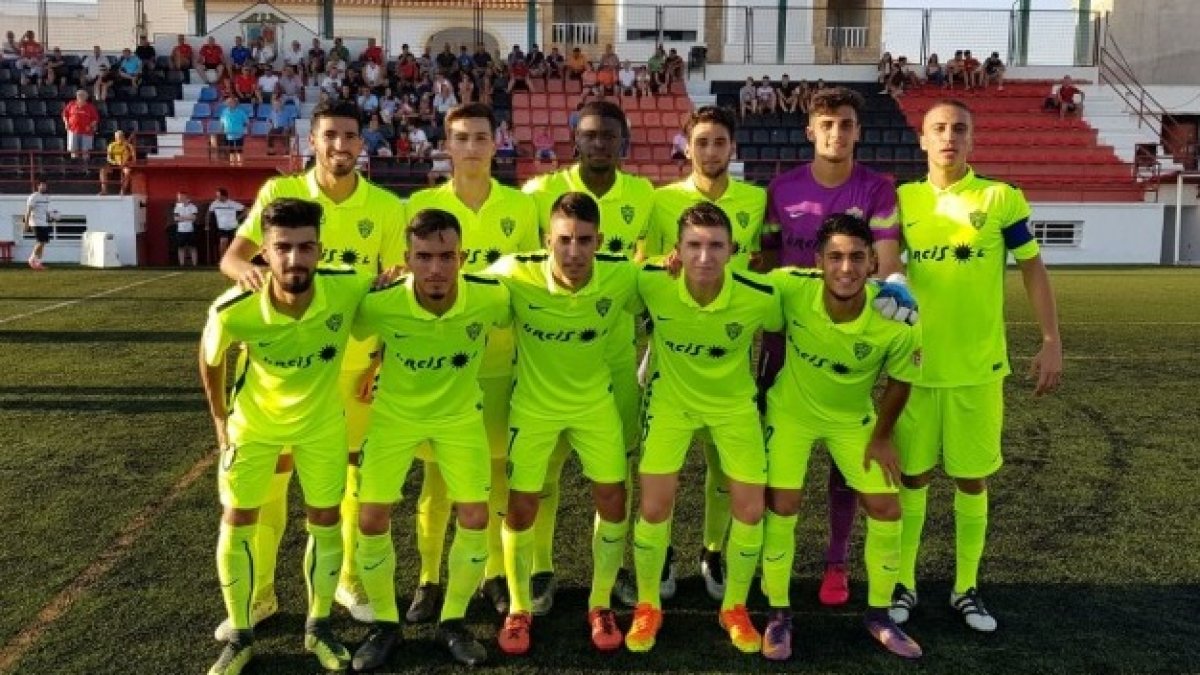 Este fue el once del filial en El Hornillo.