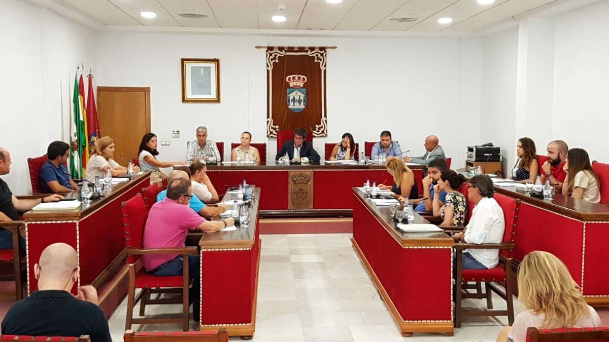 Imagen del último pleno ordinario celebrado en Adra.