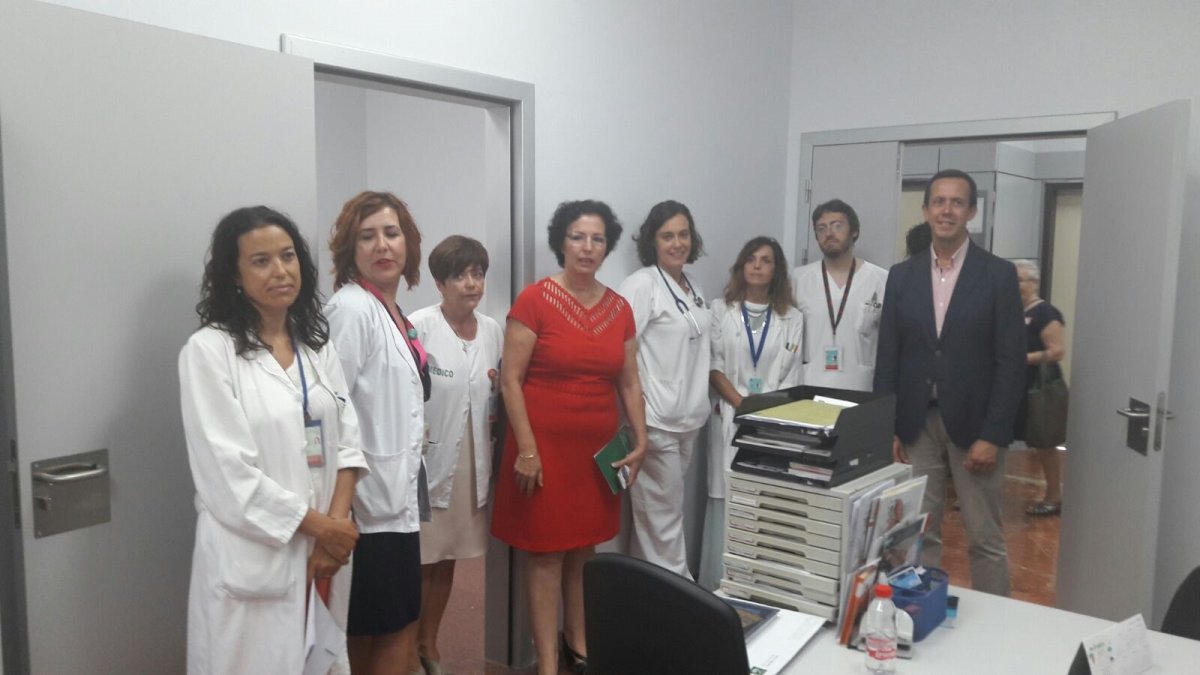 Visita a las consultas de Nefrología del Hospital de Poniente.
