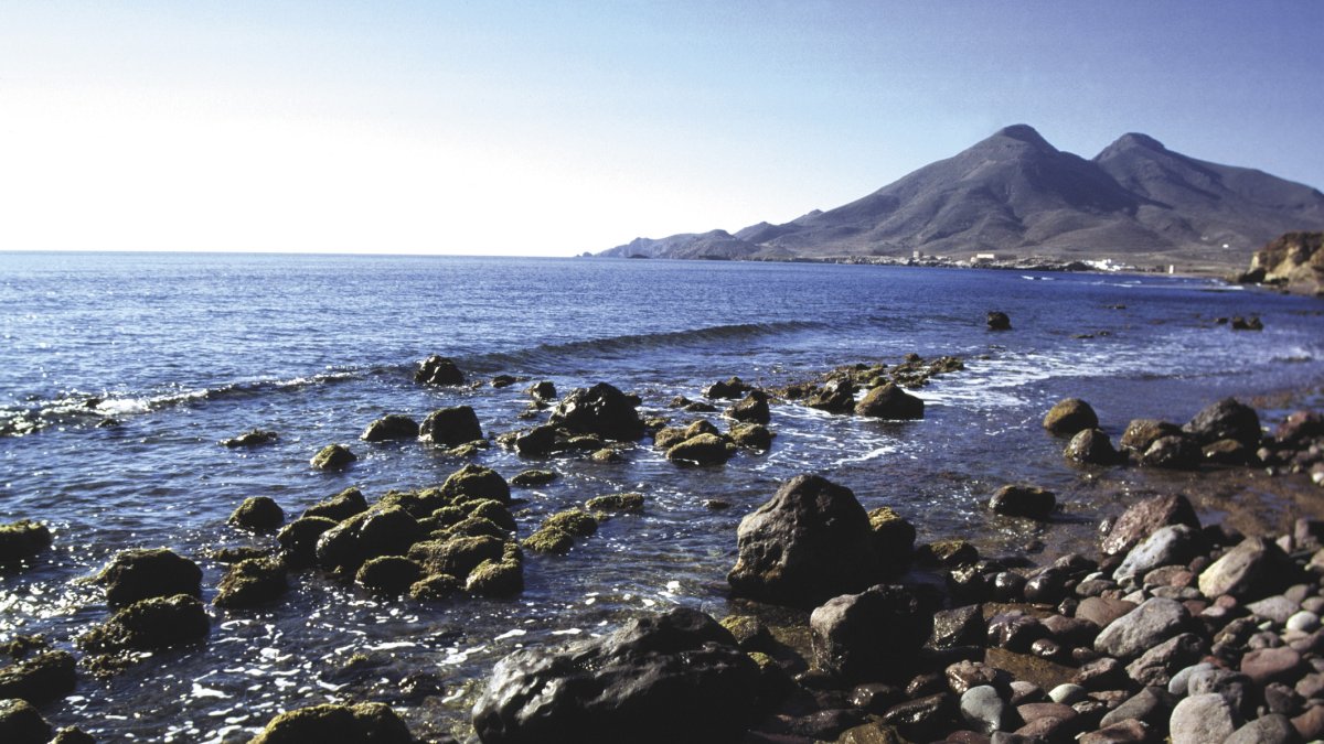 Una imagen de la costa del Parque Natural Cabo de Gata-Níjar