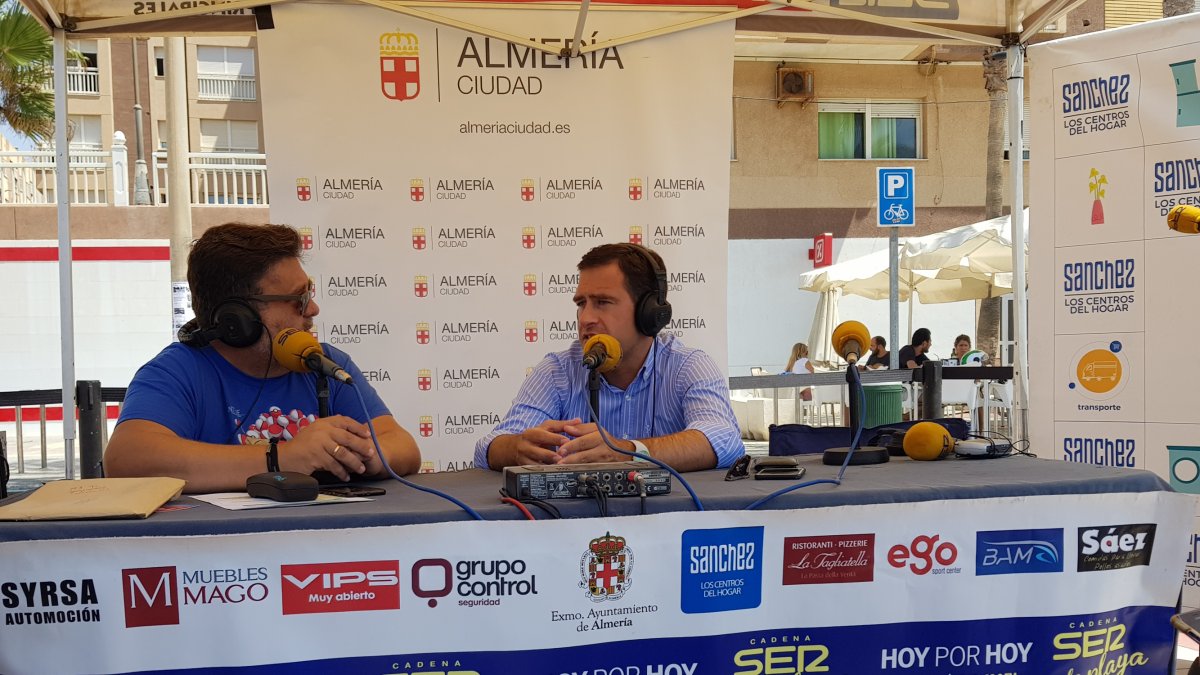 Miguel Ángel Catellón, concejal de Vivienda y  Desarrollo Urbano y primer teniente de alcalde del Ayuntamiento de Almería, habló sobre la peatonaliza