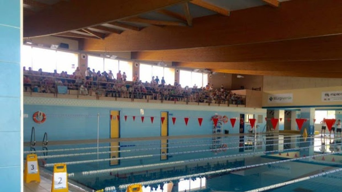La piscina de El Ejido durante una competición.