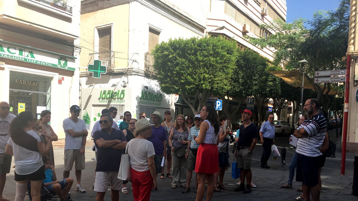 Visita guiada durante la pasada Feria de Almería