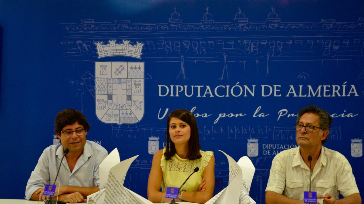 Alexis Pineda, Ángeles Martínez y Paco Cañizares durante la presentación del programa.