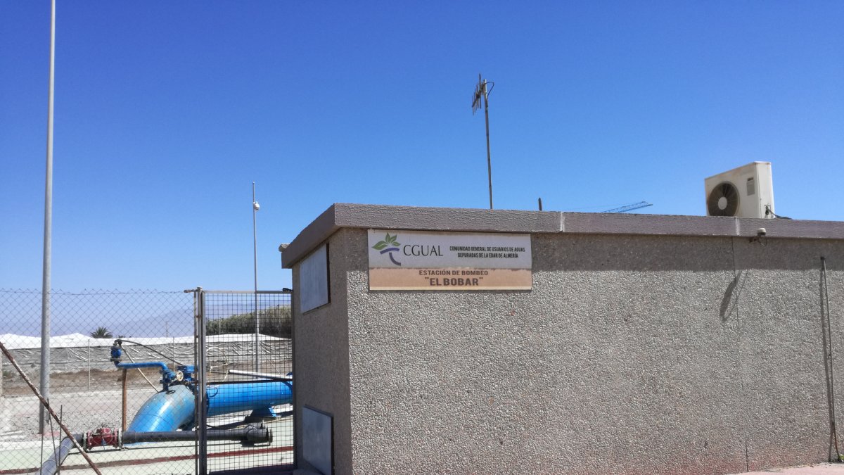 El agua se recepciona en la planta de impulsión del Bobar