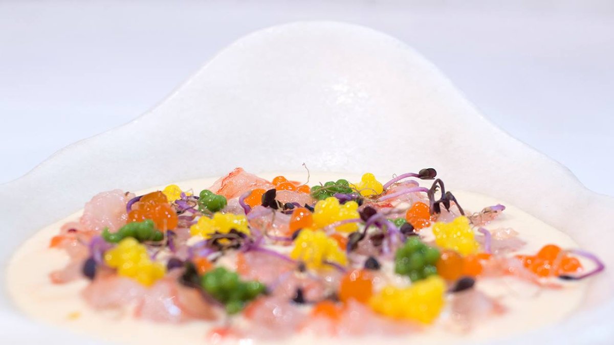 Un plato con todo el colorido de la Feria de Almería