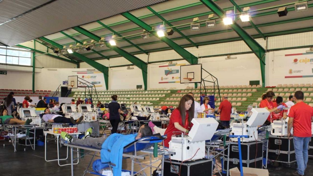 Una de las donaciones que ha organizado el Centro de Trasfusión Sanguínea.