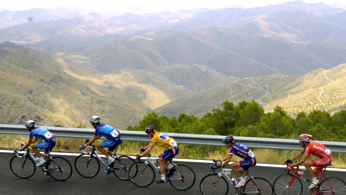 La edición de 2004 camino de Calar Alto.