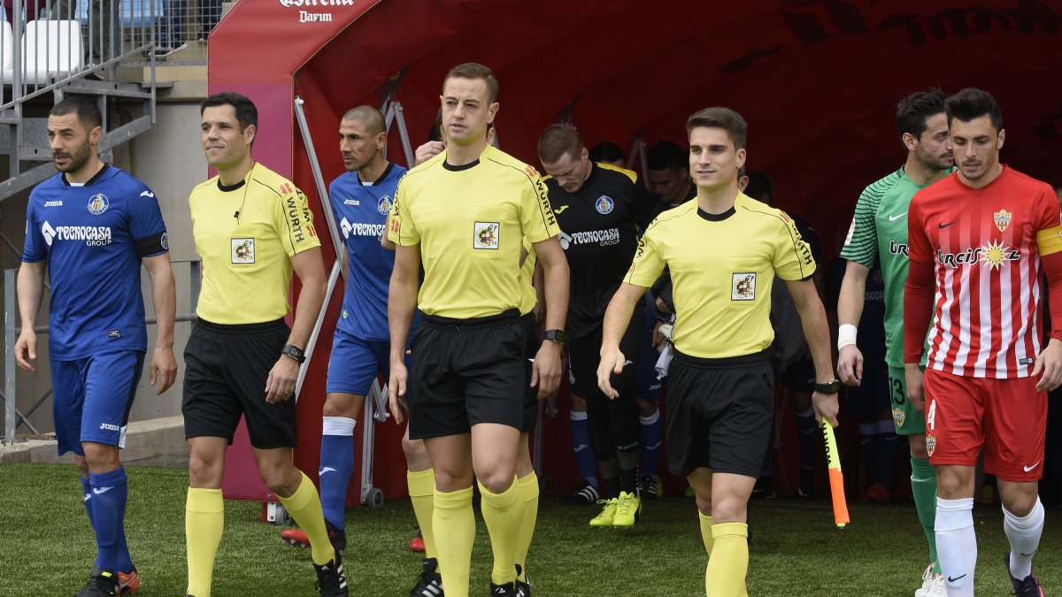 Eiriz Mata pitó en el Mediterráneo el Almería 0 Getafe 1.