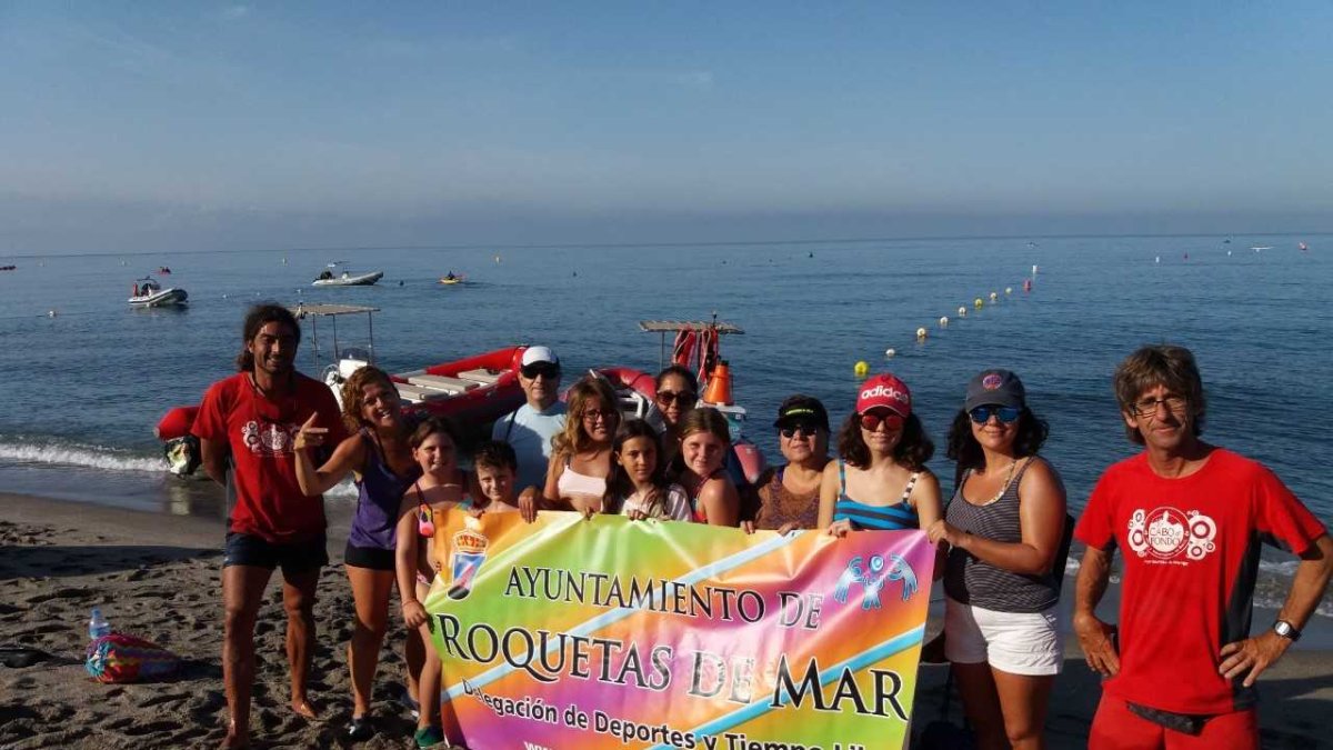 Los protagonistas de la actividad.