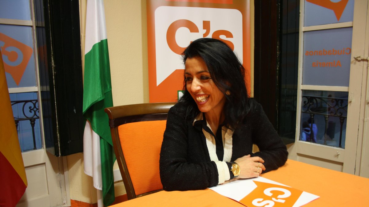 Marta Bosquet, parlamentaria almeriense de Cs en la Junta de Andalucía y portavoz de este partido en la provincia.