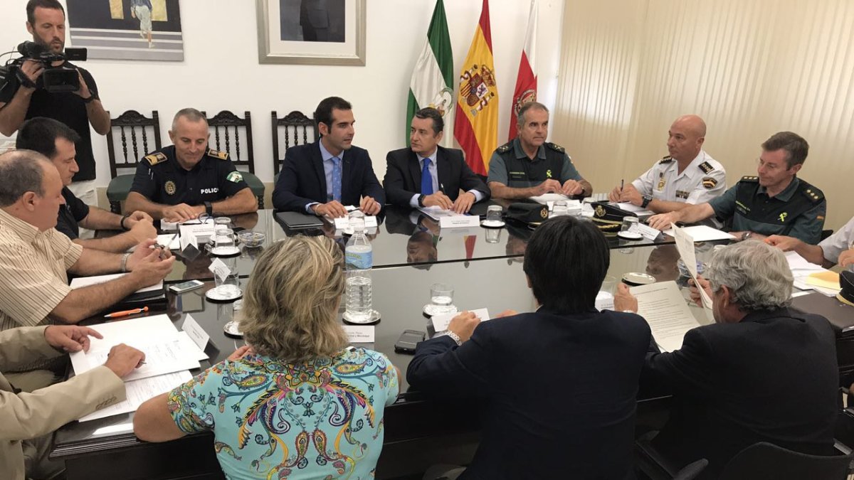 Reunión de la Junta Local de Seguridad.