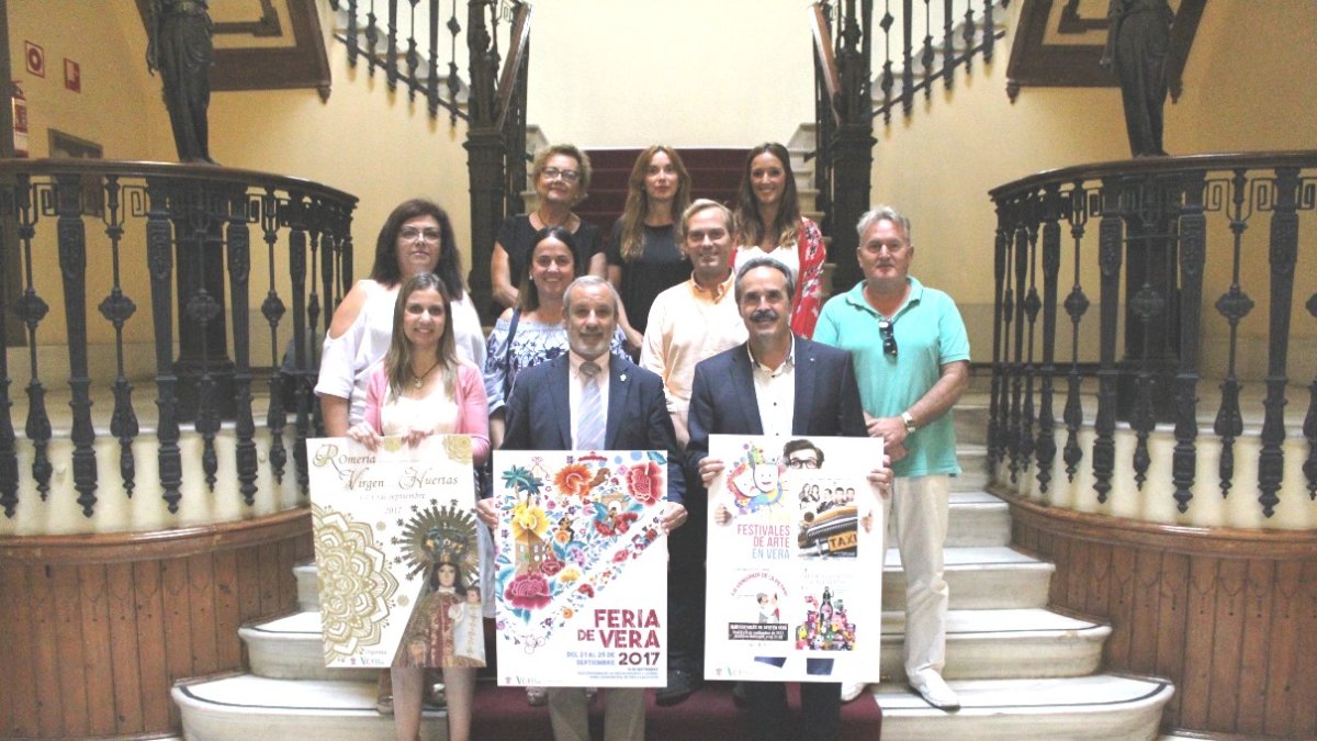 Presentación del cartel de la feria, ayer en la sede de la Junta.