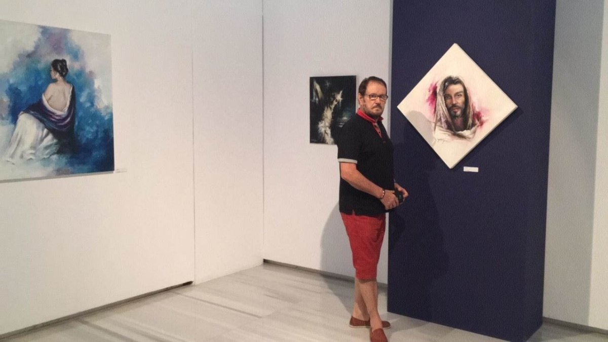 Agustín Sánchez Garren, pintor almeriense.