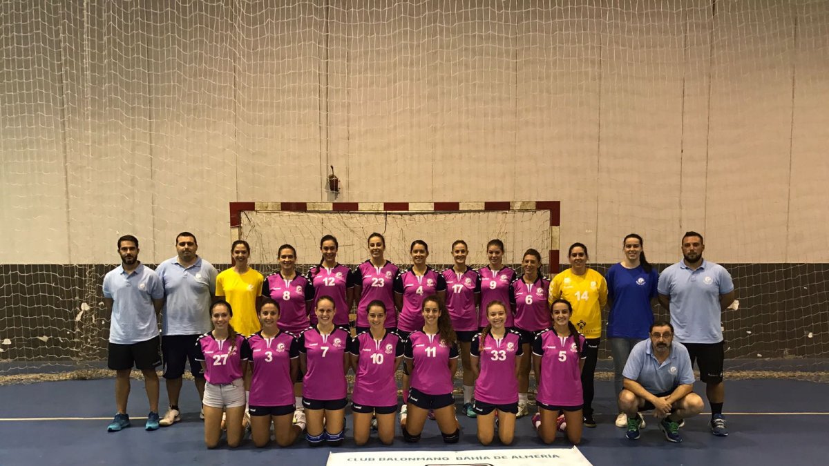 La plantilla del BM Vícar Bahía de Almería.