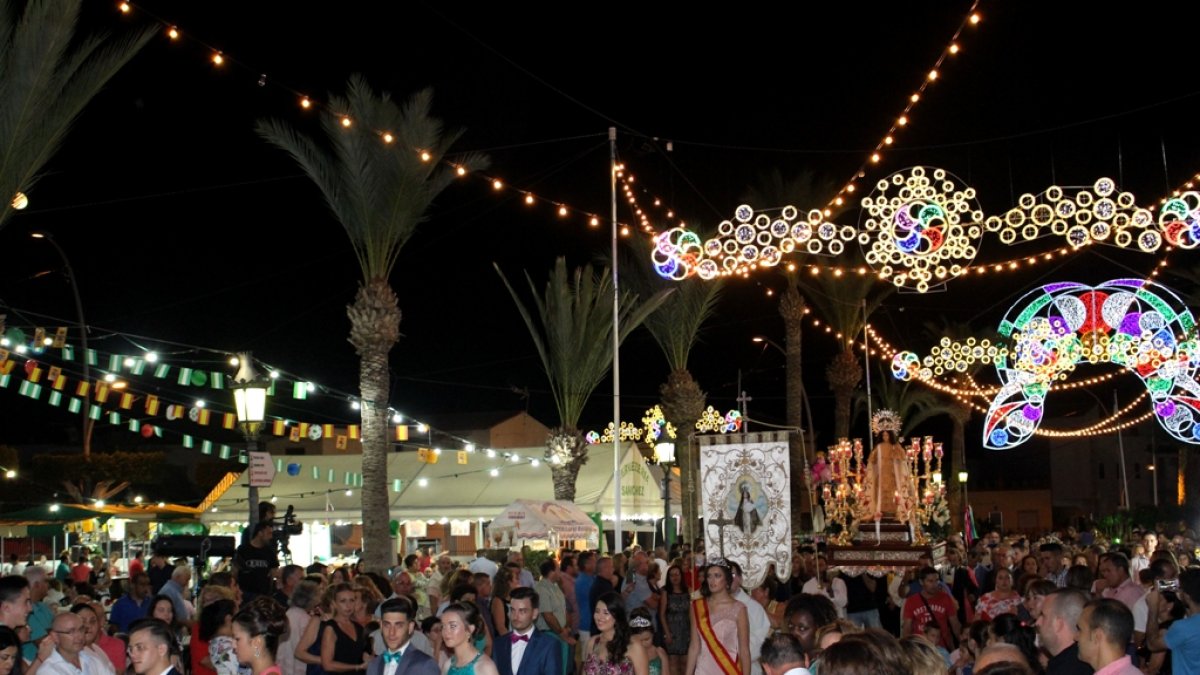 El recinto ferial de la Era del Lugar es el centro neurálgico de la mayoría de las actividades programadas para las Fiestas Patronales en Honor a la