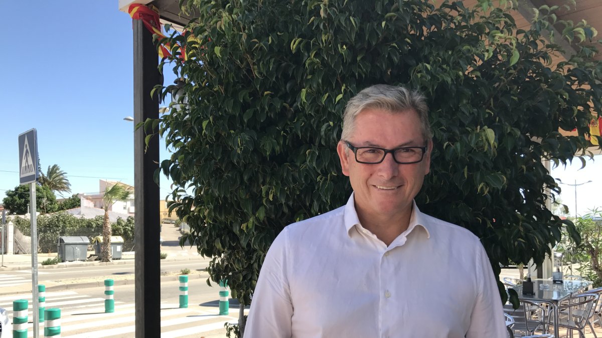 Antonio López Olmo fotografiado este fin de semana en la comarca del Levante, donde se celebró la entrevista.