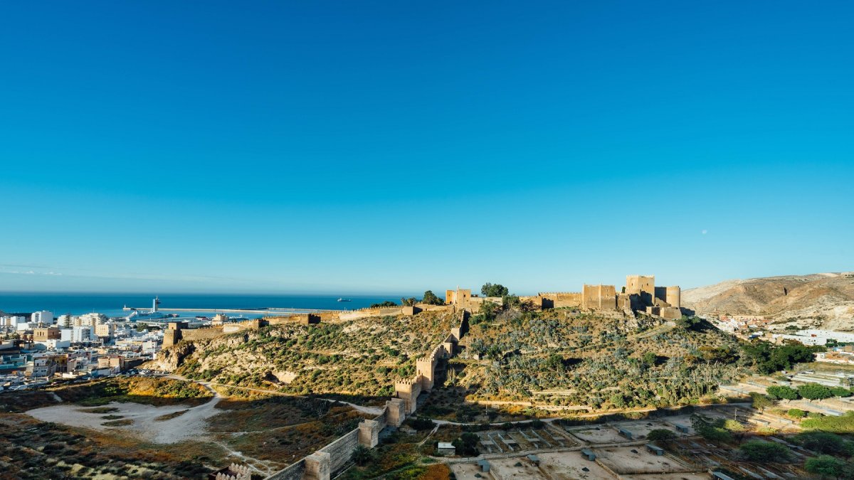 Panorámica de la Alcazaba de Almería.
