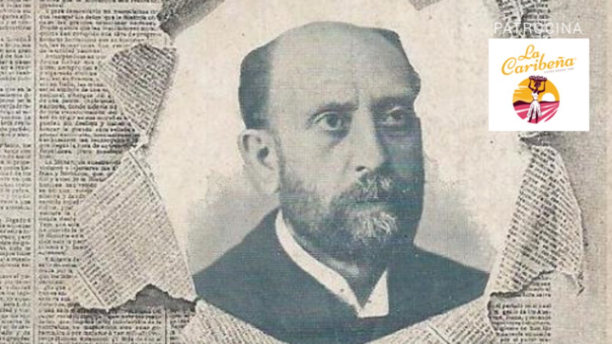 Nicolás Salmerón en un recorte de periódico