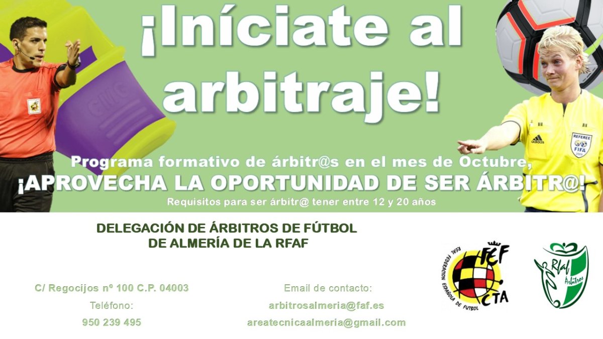 El cartel del programa.