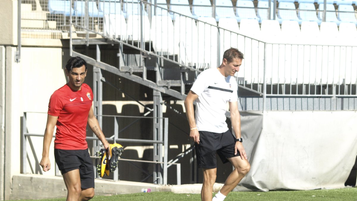 Ramis y Tino Costa en el Mediterráneo.