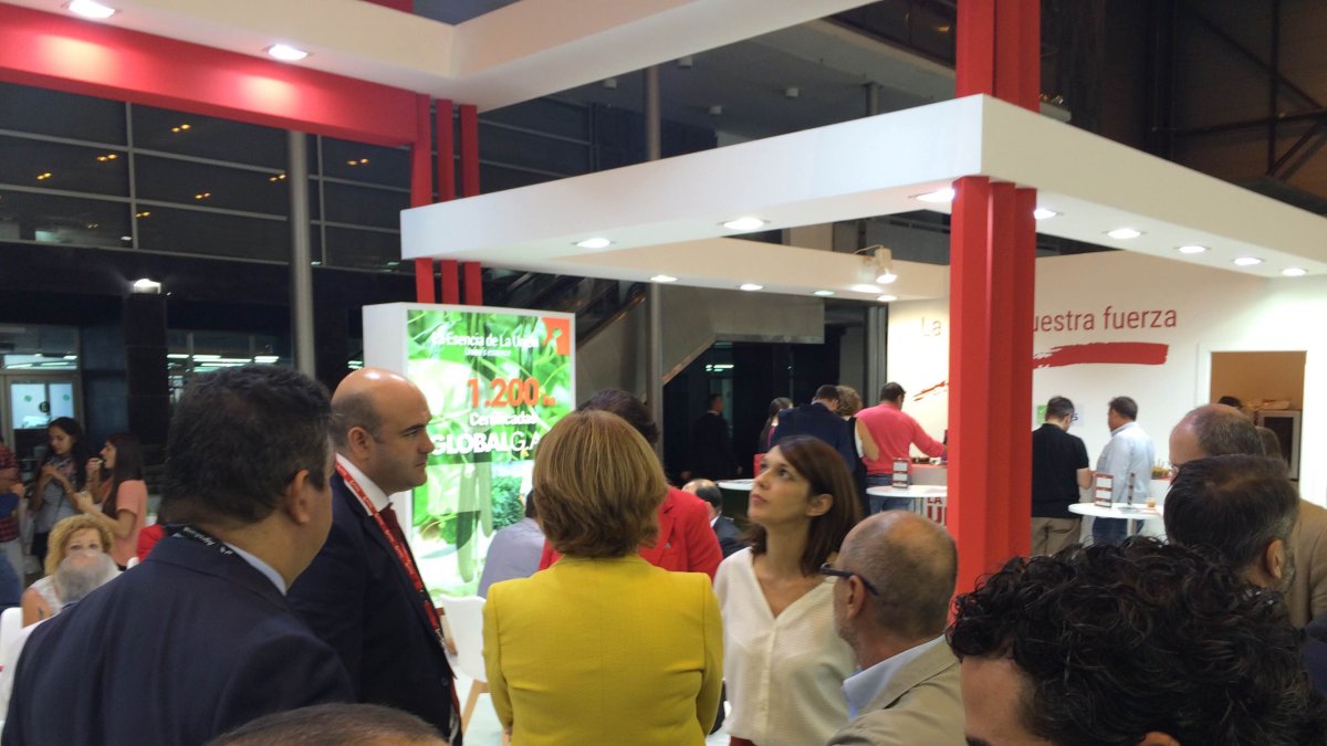 delegación de Alhóndiga La Unión en una de las ediciones pasadas de Fruit Attraction.