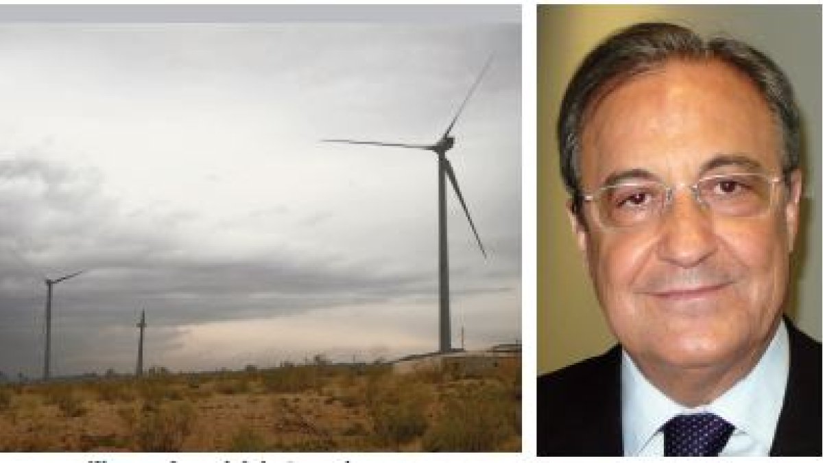Parque eólico en Serón de Florentino Pérez, presidente de ACS
