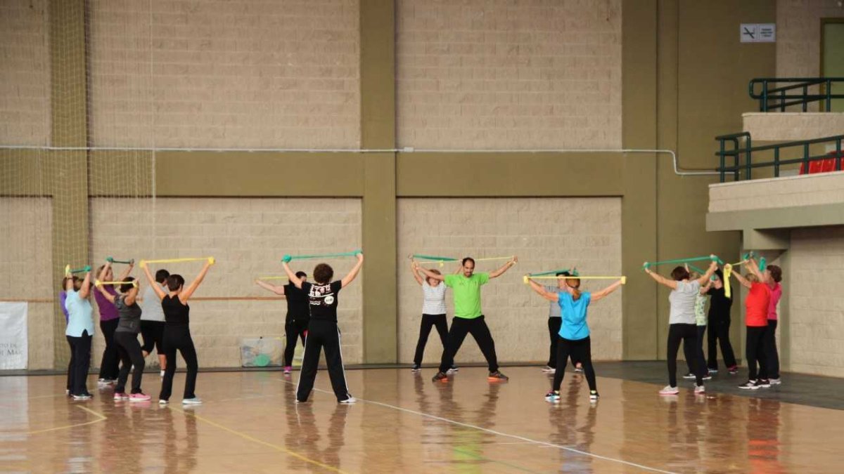 Actividad en el pabellón Infanta Cristina.