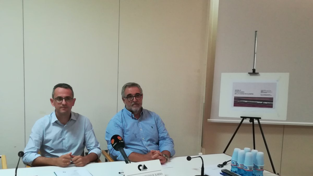 José Díaz y José Carlos Tejada en la presentación