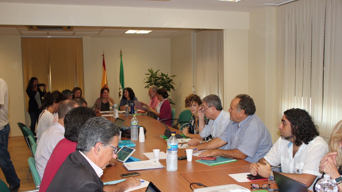 Reunión de la mesa sectorial presidida por Antón