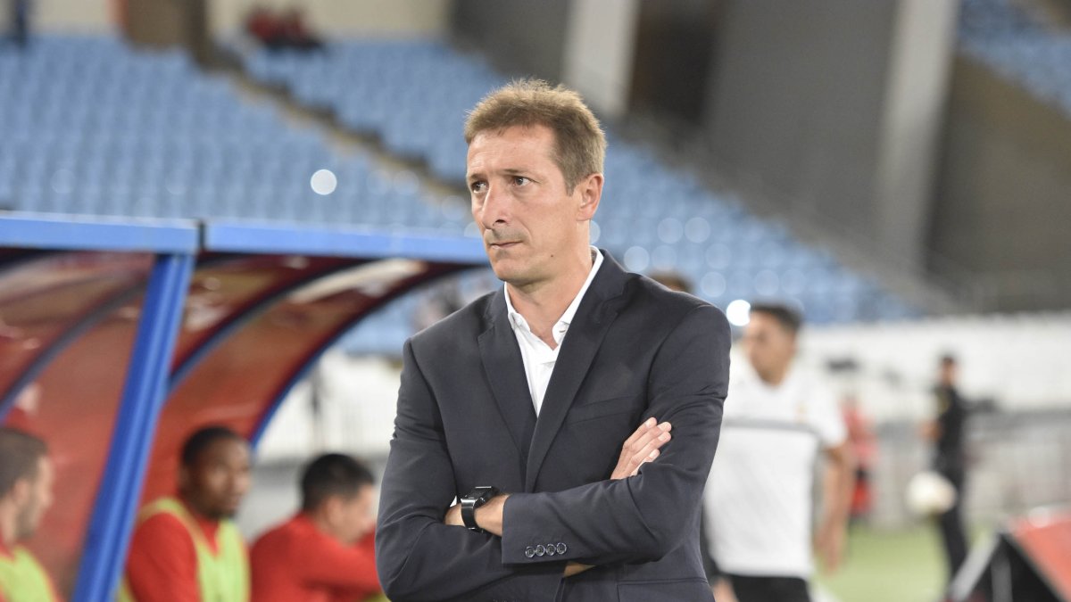 Ramis en el partido contra el Sevilla Atlético.