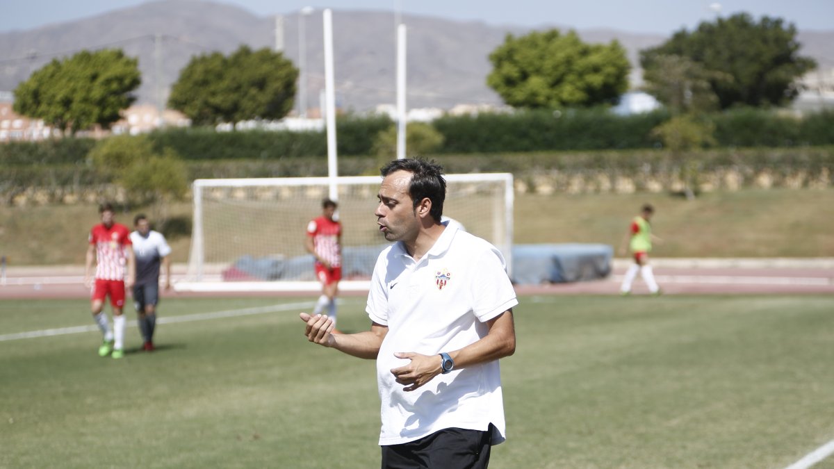 Fran Fernández en la banda.