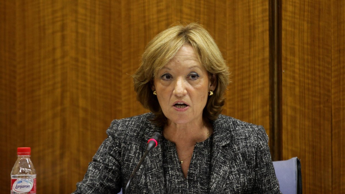 La nueva presidenta del Puerto de Almería, María del Carmen Ortiz