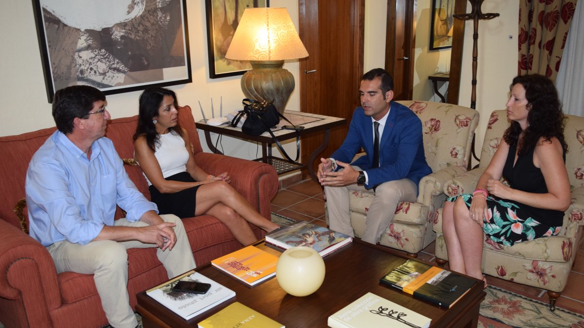 Reunión de Marín, Bosquet, Fernández-Pacheco y Vázquez