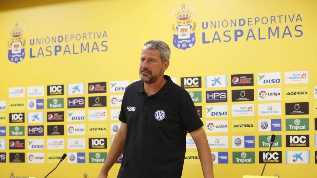 El ya ex-entrenador de Las Palmas.