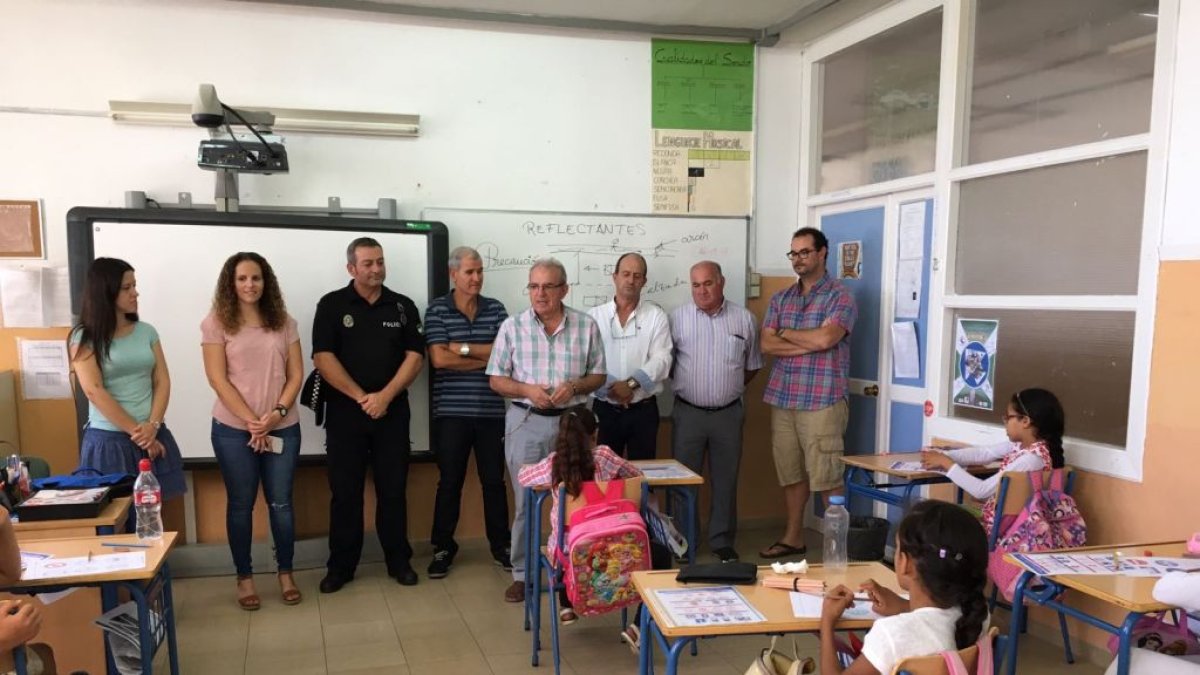 Inauguración del Programa de Educación Vial en el CEIP?La Canal.