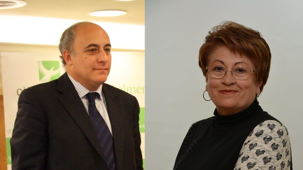 El letrado Juan Marfil y la ex alcaldesa Leonor Membrive