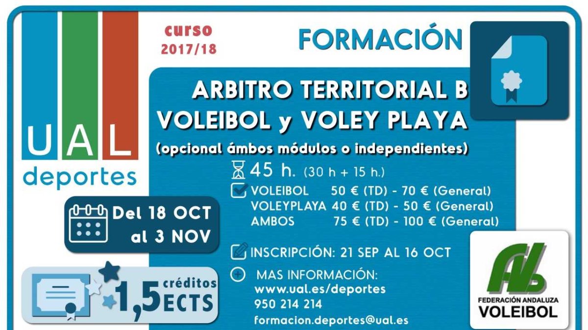 Más información para los nuevos árbitros.