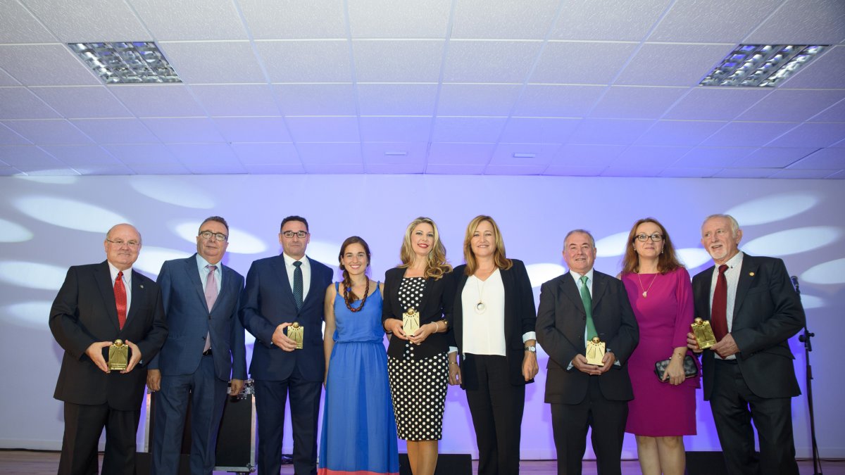 Ganadores de la I edición de los Premios Comarca de Níjar celebrados el pasado año.